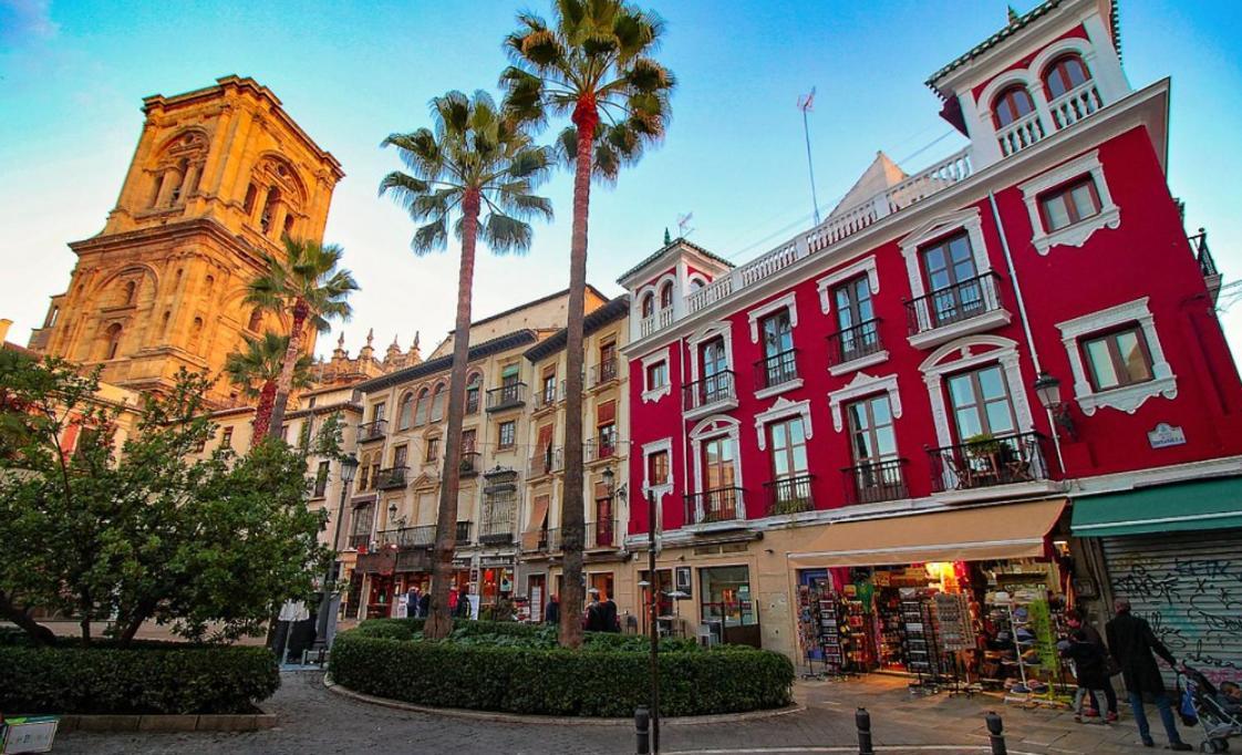 Apartamento Con Terraza A 4 Minutos De La Catedral Granada Exteriör bild